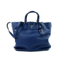 Prada Shopping Pelle Blu