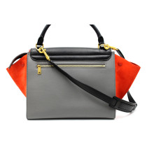 Cèline Trapeze Pelle e Suede Tricolor