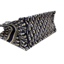 Dior Book Tote Tessuto Blu