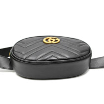Gucci Marsupio Marmont Pelle Nera