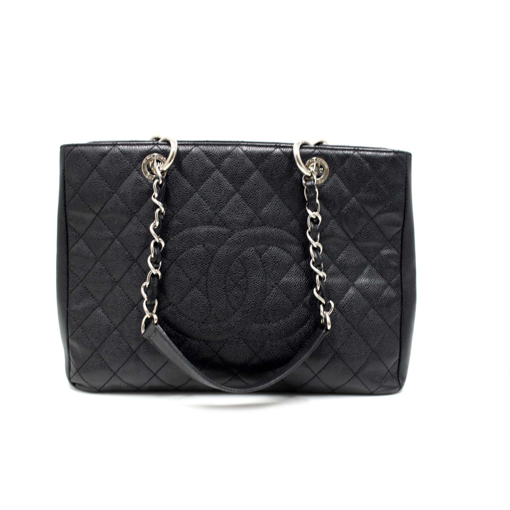 Chanel GST Pelle Caviar Nera