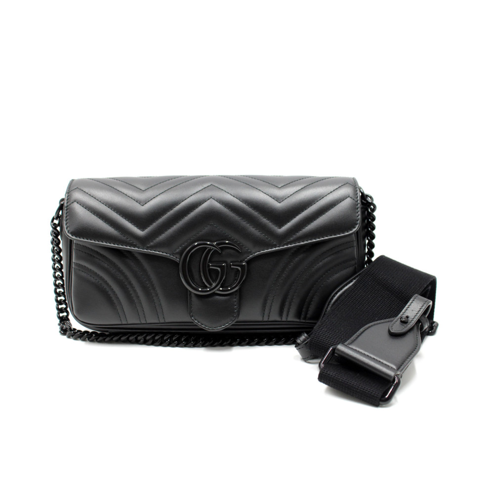 Gucci Marmont Total Black Pelle Nera