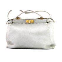 Fendi Peekaboo Pelle Bianca