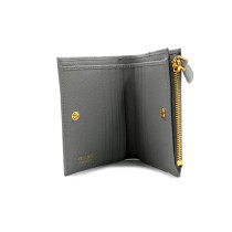 Prada Portafoglio Pelle Grigia