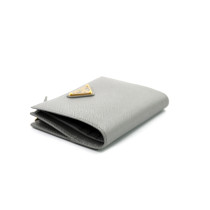 Prada Portafoglio Pelle Grigia