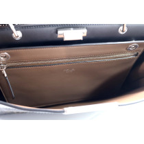 Fendi Peekaboo Tela Marrone