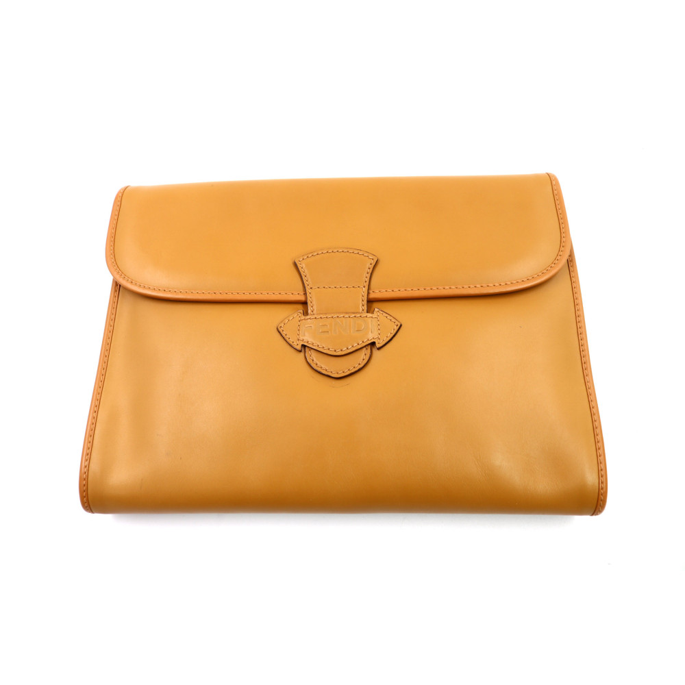 Fendi Pochette Pelle Cuoio