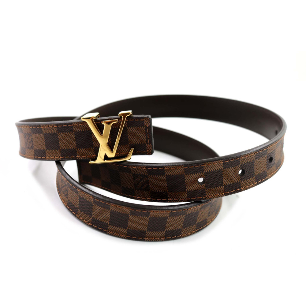 Louis Vuitton Cintura Initials Damier Ebene