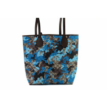 Gucci Shopping Tela Mimetica Blu