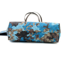 Gucci Shopping Tela Mimetica Blu