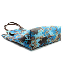 Gucci Shopping Tela Mimetica Blu