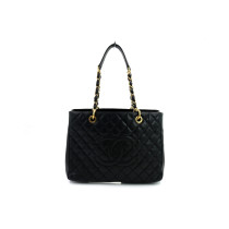 Chanel GST Pelle Caviar Nera