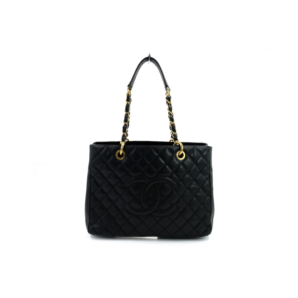 Chanel GST Cuir Caviar Noir