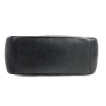 Chanel GST Schwarzes Caviar-Leder