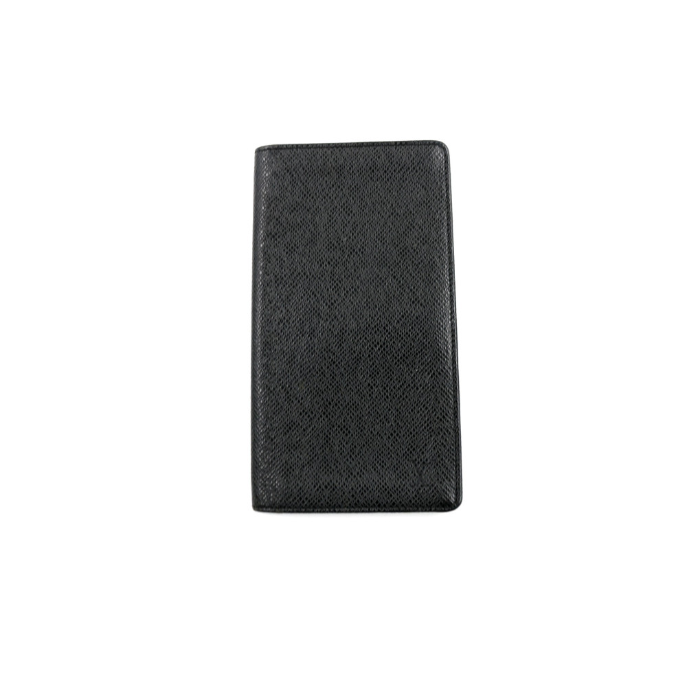 Louis Vuitton Portafoglio Brazza Pelle Taiga Nera