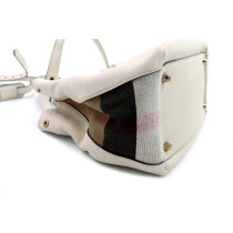 Burberry Secchiello Maidstone Pelle Bianca