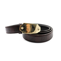 Gucci Cintura Pelle Marrone
