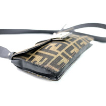 Fendi Baguette Double Zucca Brown