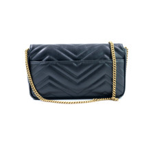 Gucci Borsa a Spalla GG Marmont Misura Piccola Pelle Nera