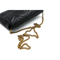Gucci Borsa a Spalla GG Marmont Misura Piccola Pelle Nera