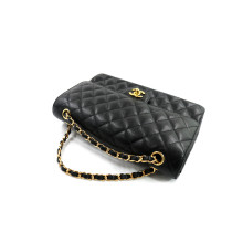 Chanel Classic Double Flap Pelle Caviar Nera