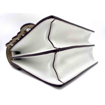 Fendi Kan I Pelle e Pitone Bianca e Multicolor