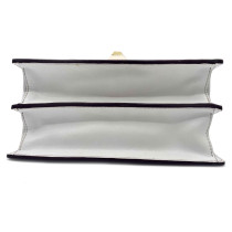 Fendi Kan I Pelle e Pitone Bianca e Multicolor