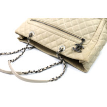 Chanel Grand Shopping Tote Pelle Beige
