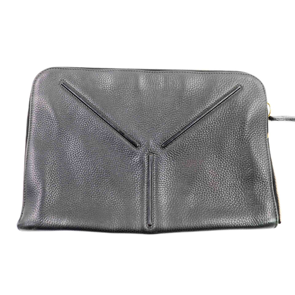 Saint Laurent Pochette Pelle Nera