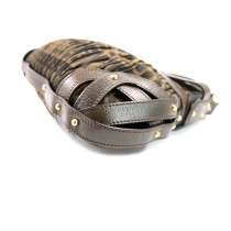 Fendi Chef FF Zucca Plissettata Marrone