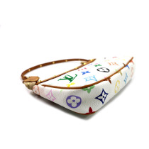 Louis Vuitton per Takashi Murakami Pochette Accessoires Multicolor Bianca
