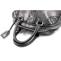 Miu Miu Bowling Pelle Blu Nera