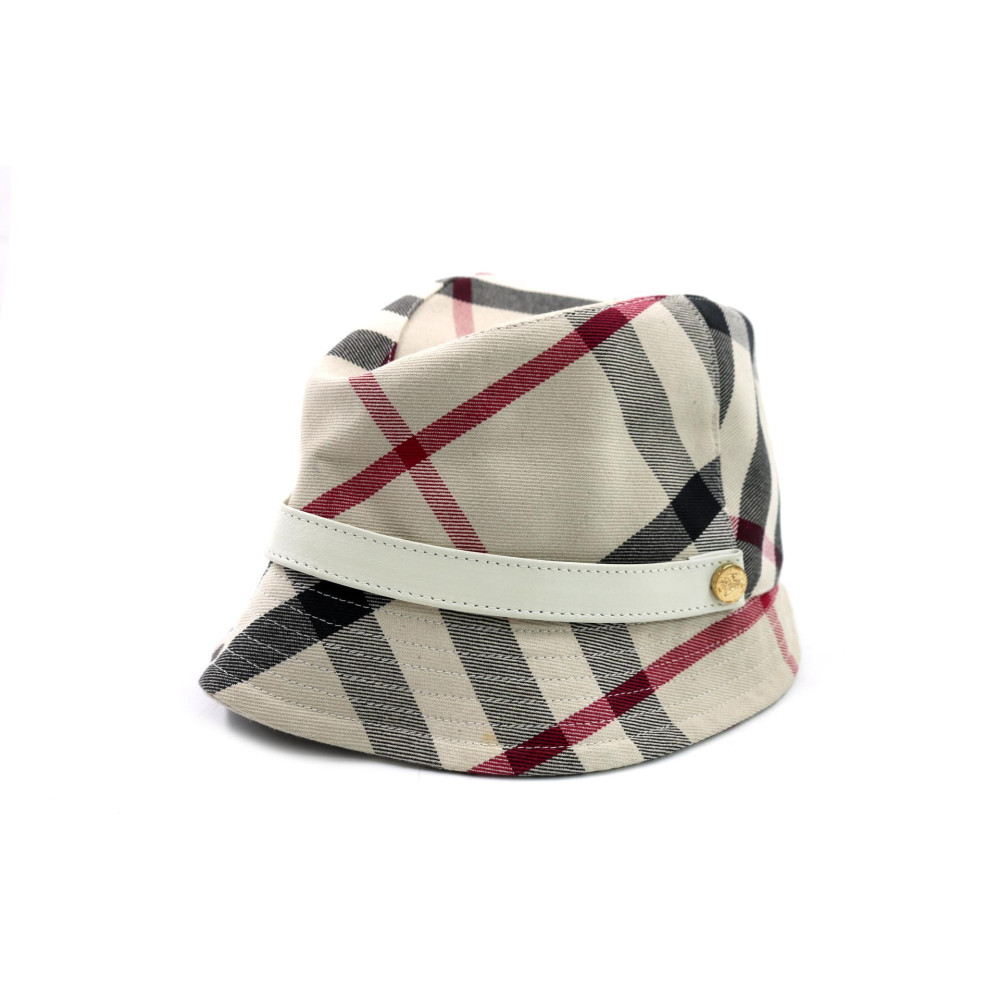 Burberry Cappello Cotone Avorio