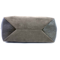 Burberry Tote Bag Camoscio e Pelle Verde Oliva