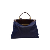 Fendi Peekaboo Large in Denim