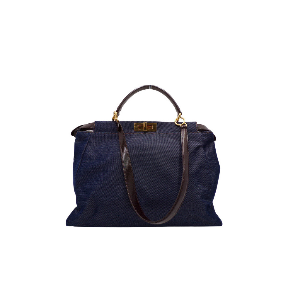 Fendi Peekaboo Large in Denim
