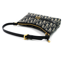 Dior Montaigne 30 Tessuto Jacquard Blu