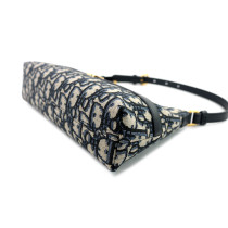 Dior Montaigne 30 Tessuto Jacquard Blu