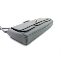 Balenciaga Bel Air Small Pelle Grigia