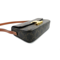 Celine Triomphe Tela Marrone