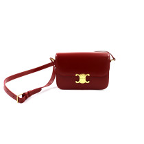 Celine Triomphe Pelle Rossa