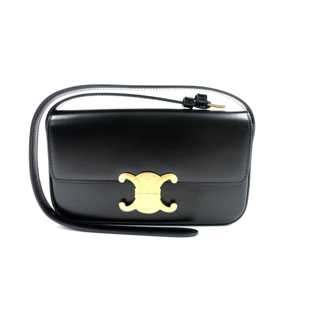 Celine Triomphe Pelle Nera