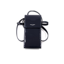 Saint Laurent Portacellulare Vernis Blu