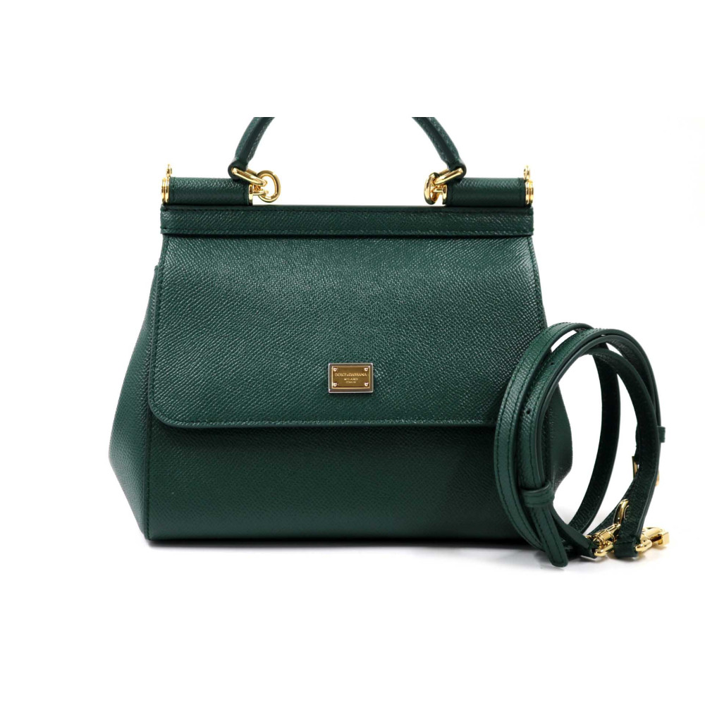 Dolce & Gabbana Sicily Small Pelle Verde