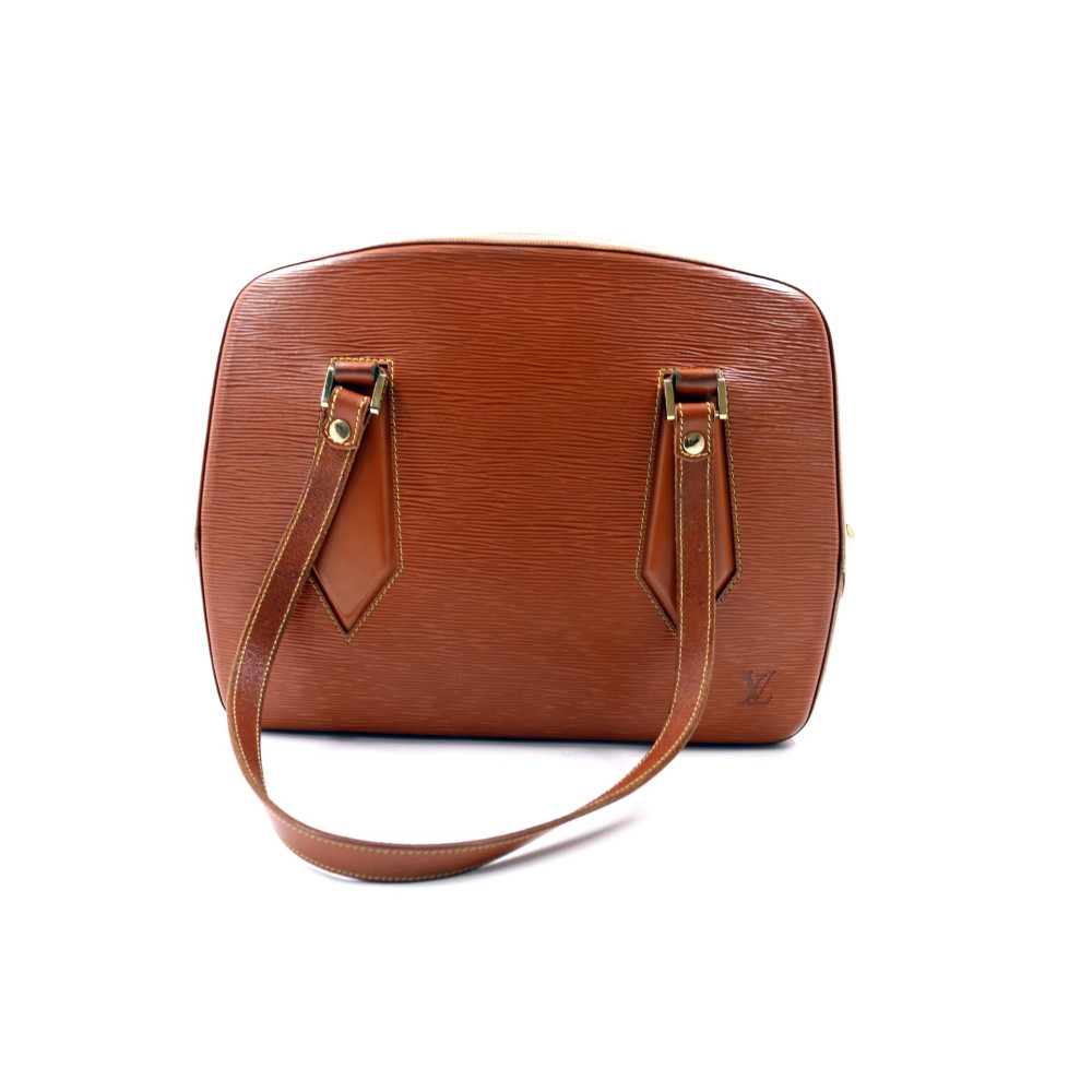 Louis Vuitton Voltaire Pelle Epi Marrone