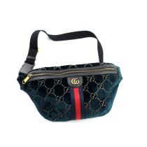 Gucci Marsupio Marmont Sherry Line Velluto Blu Scuro