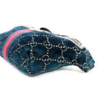 Gucci Marsupio Marmont Sherry Line Velluto Blu Scuro