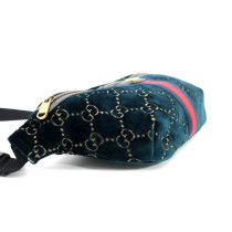 Gucci Marsupio Marmont Sherry Line Velluto Blu Scuro