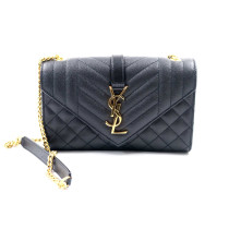 Saint Laurent Envelope Pelle Nera