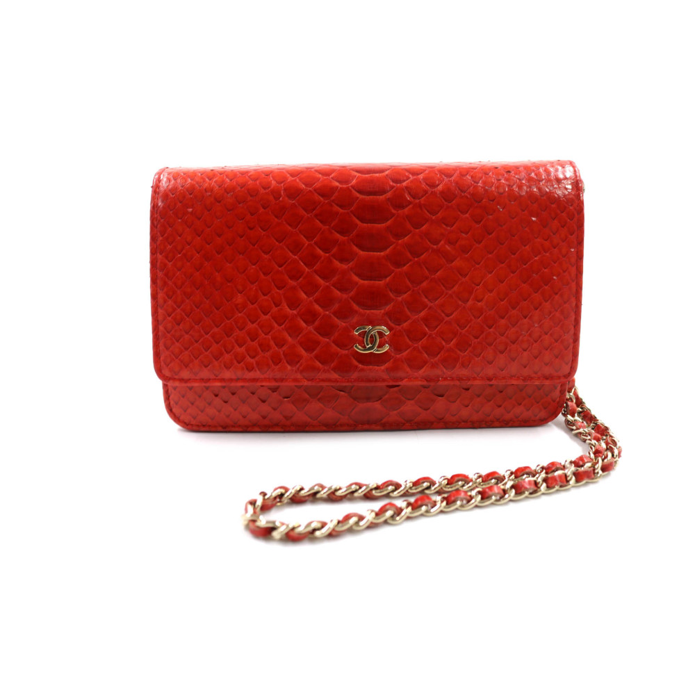 Chanel Woc Pitone Rosso